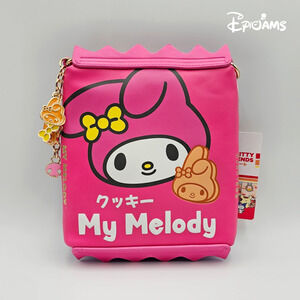 Sanrio Hello Kitty and Friends My Melody & Kuromi Chip Bag Figural Crossbody Bag